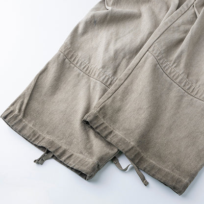 High Waist Diagonal Zipper Cargo Pants Loose Straight Casual Pants Trendy Brand Versatile Long Pants Leg-Lengthening Loose Comfortable