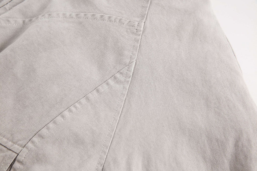 GUOWEAR Pearl Canvas Mountain Eagle Fleece-Lined Jacket American Street Wasteland Style Cotton Coat Men's Fleece-Lined Thickened Jacket
