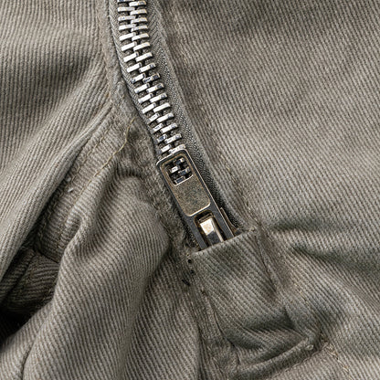 High Waist Diagonal Zipper Cargo Pants Loose Straight Casual Pants Trendy Brand Versatile Long Pants Leg-Lengthening Loose Comfortable