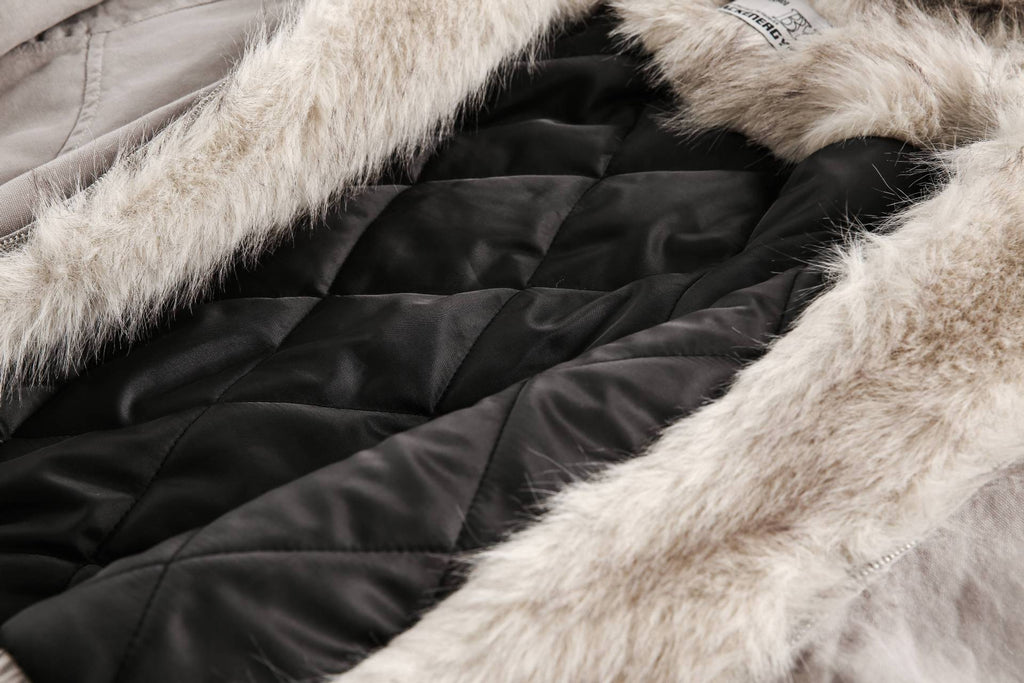 GUOWEAR Pearl Canvas Mountain Eagle Fleece-Lined Jacket American Street Wasteland Style Cotton Coat Men's Fleece-Lined Thickened Jacket