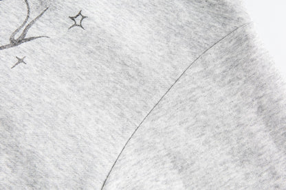 European and American Style Autumn Winter Fleece Hat Sweatshirt Hip Hop Printed Pattern Pullover Hoodie Street Fashion y2k Coat