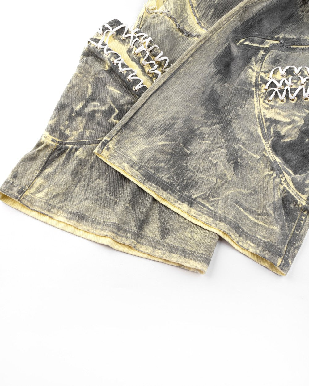 2025Autumn American High Street Heavy Craft Hand-painted Denim Jacket for Men and Women Retro Street Distressed Washed Jeans