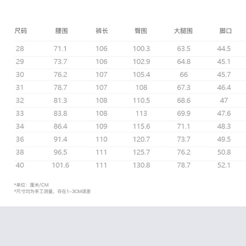 GUOWEAR Loose Straight Retro Jeans High-waisted Casual Washed Long Pants Unisex Trendy Pants