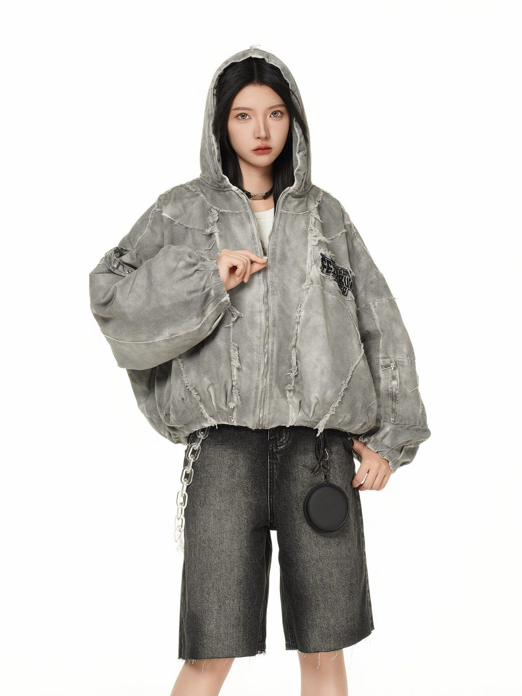 GUO WEAR Wasteland Style National Trend Mottled Vintage Workwear Jacket for Men and Women Winter Cotton Coat Casual Versatile