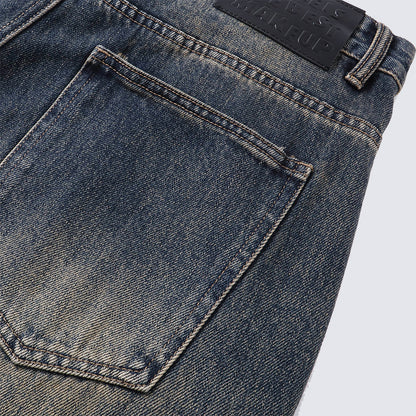 Washed High Waist Loose Jeans Unisex Trendy Casual Straight Wide Leg Pants Autumn Winter Versatile Long Washed Vintage