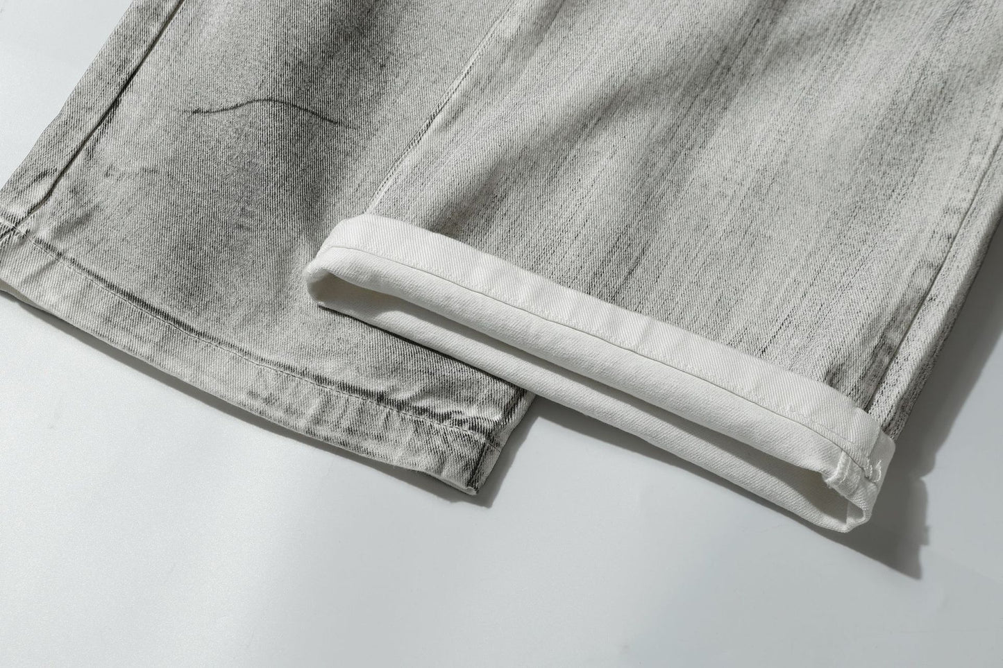 American Style Multi-Pocket Jeans for Men, Niche Retro Blue Wide-Leg Cargo Pants, Couple's European and American Trendy Pants, Cross-Border Trade