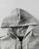 European and American High Street Wasteland Style Spray Paint Dirty Patchwork Hooded Jacket for Men Spring Frayed Edge Design Coat