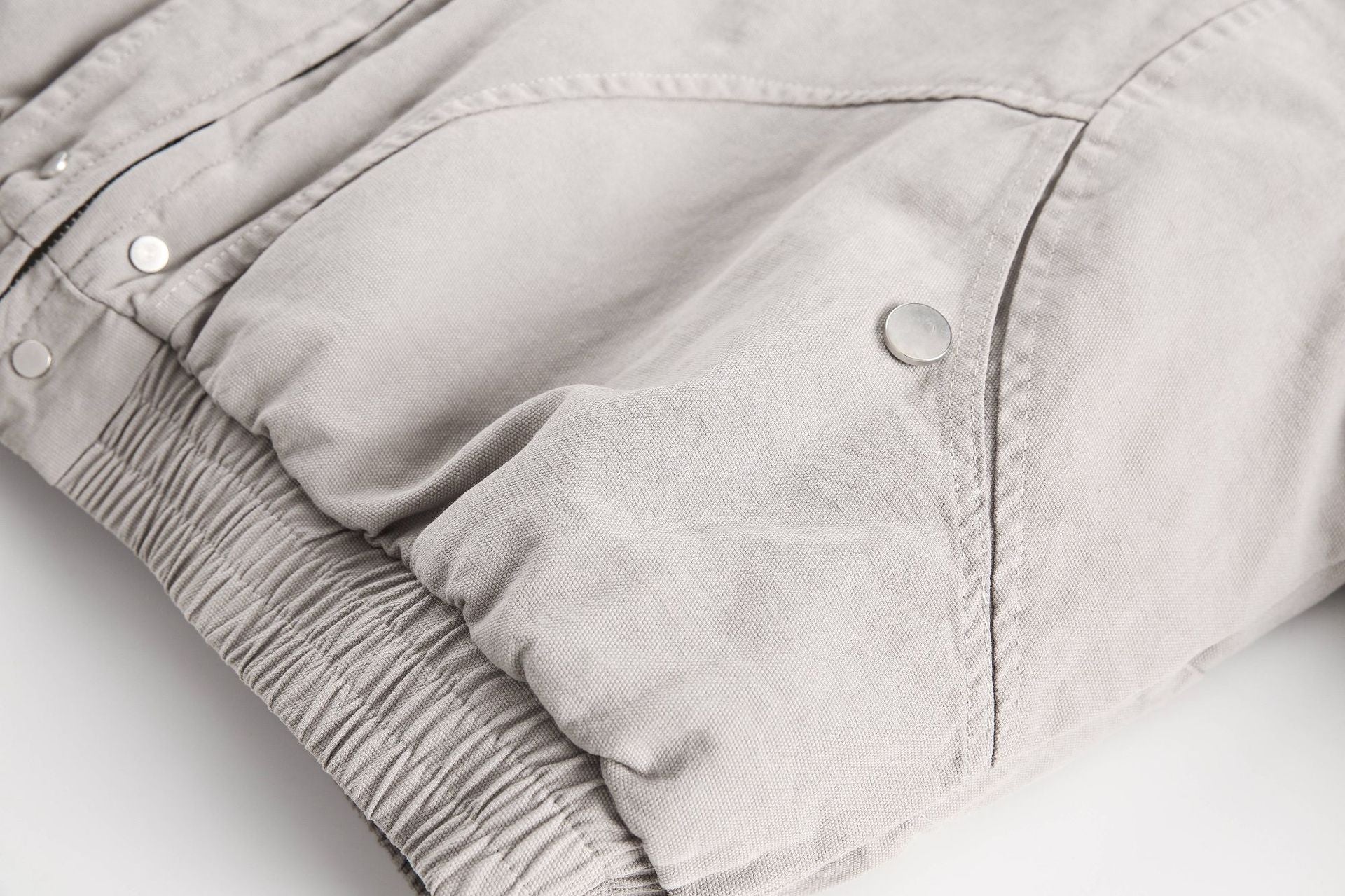 GUOWEAR Pearl Canvas Mountain Eagle Fleece-Lined Jacket American Street Wasteland Style Cotton Coat Men's Fleece-Lined Thickened Jacket
