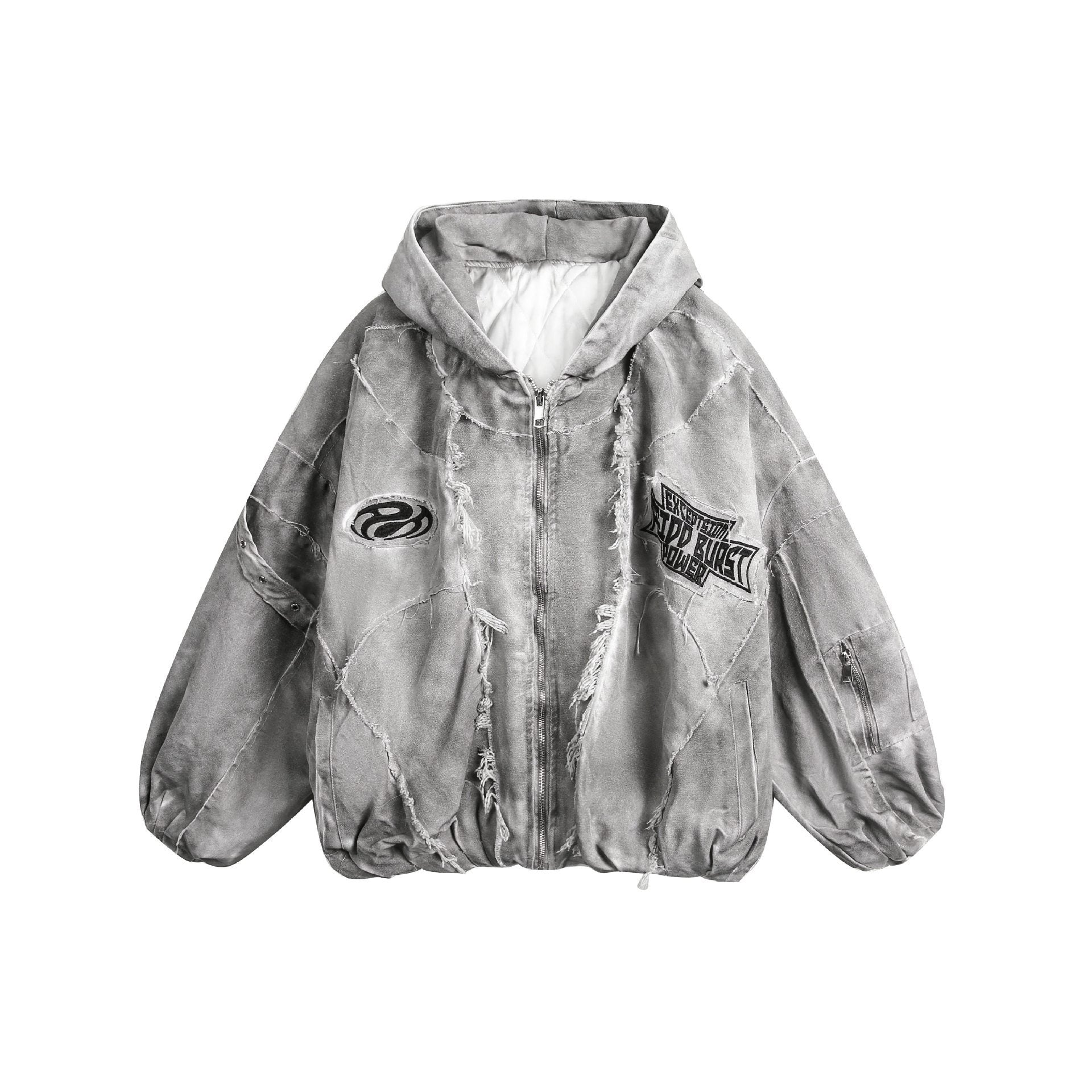 GUO WEAR Wasteland Style National Trend Mottled Vintage Workwear Jacket for Men and Women Winter Cotton Coat Casual Versatile