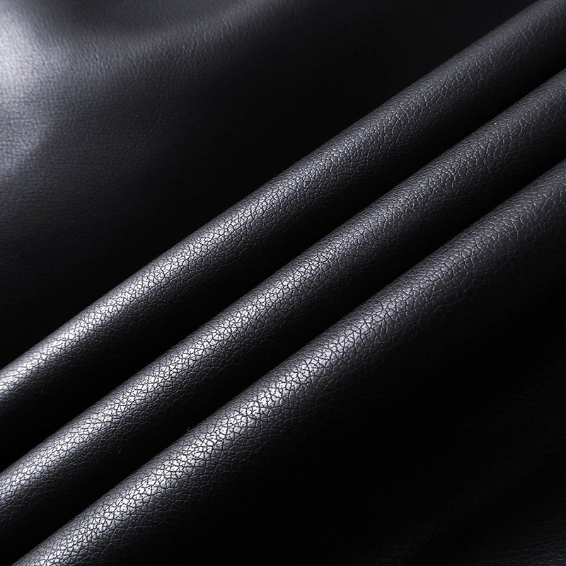 American fashion brand2025New Oversized Men's Hooded Flight Leather Jacket Trendy Street Retro