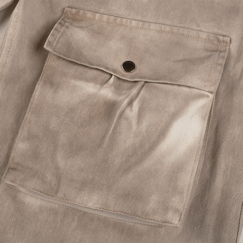 Marble Dark Pattern Straight Loose Fit A Men's Casual Flared Pants Trendy Lazy Style Cargo Pants