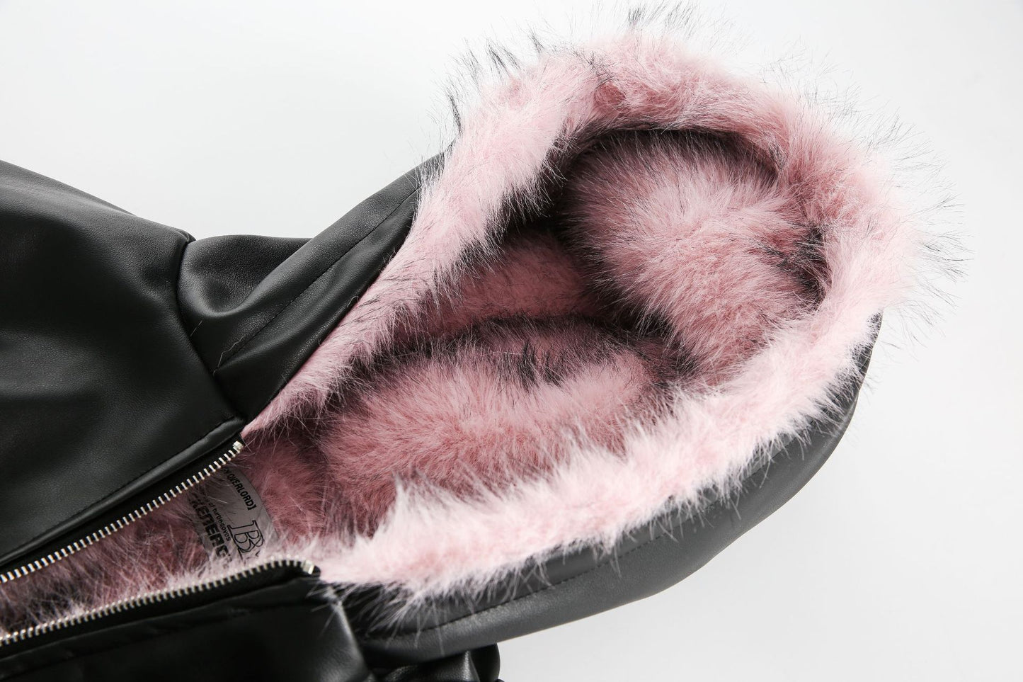 National Trend American Retro PU Padded Cotton Thickened Fur Collar Hooded Cotton Jacket Men's Winter Loose Versatile Cotton Coat