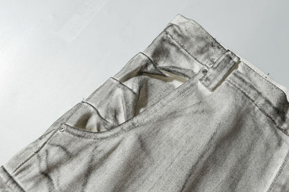 American Style Multi-Pocket Jeans for Men, Niche Retro Blue Wide-Leg Cargo Pants, Couple's European and American Trendy Pants, Cross-Border Trade