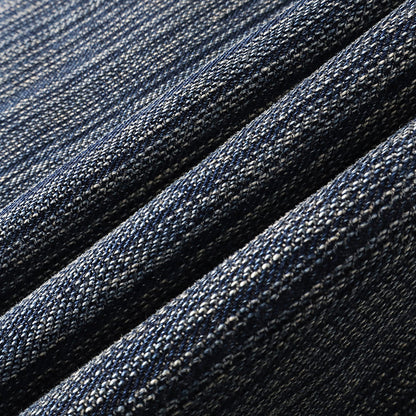 GUOWEAR Loose Straight Retro Jeans High-waisted Casual Washed Long Pants Unisex Trendy Pants