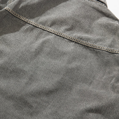 European and American High Street Fashion Trendy Brand Workwear Denim Jacket for Men2024Spring and Autumn Plus Size High-End Stylish Cool Jacket