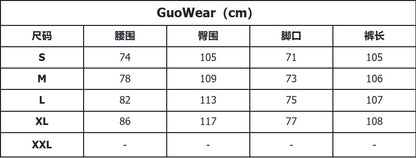 refuge  American Heavy Industry Niche Design Sense Silhouette Jeans High Street Washed Frayed Edge Tassel Rivet Loose Fit