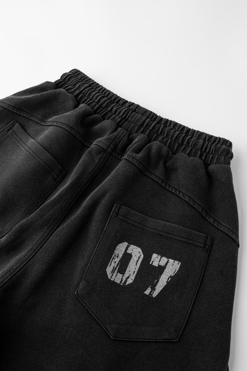 American Retro Hand-painted Gradient Embroidery Sweatpants Unisex Trendy Street Style Loose Straight Casual Pants