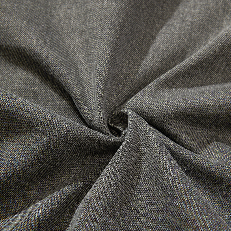 European and American High Street Fashion Trendy Brand Workwear Denim Jacket for Men2024Spring and Autumn Plus Size High-End Stylish Cool Jacket