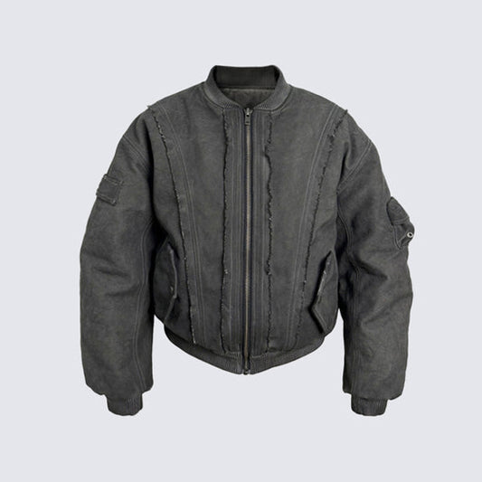 Cross-Border Heavy Industry Street Fashion Loose Flight Jacket Men's Retro Versatile Coat Workwear Retro Workwear