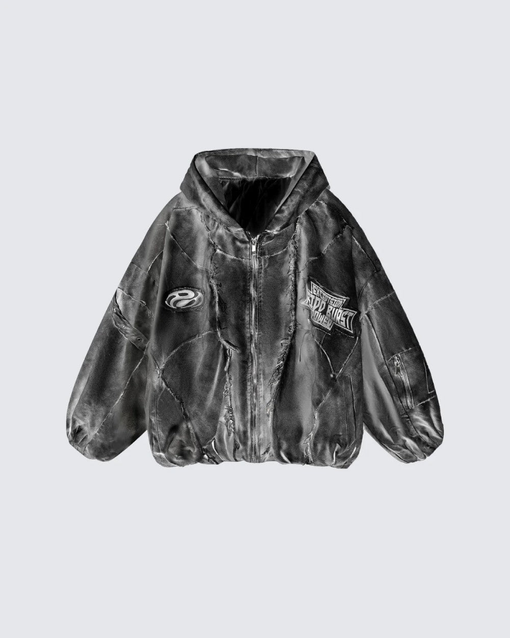 GUO WEAR Wasteland Style National Trend Mottled Vintage Workwear Jacket for Men and Women Winter Cotton Coat Casual Versatile