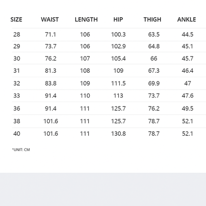 GUOWEAR Loose Straight Retro Jeans High-waisted Casual Washed Long Pants Unisex Trendy Pants