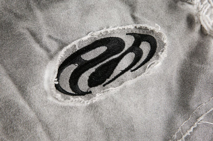 GUO WEAR Wasteland Style National Trend Mottled Vintage Workwear Jacket for Men and Women Winter Cotton Coat Casual Versatile