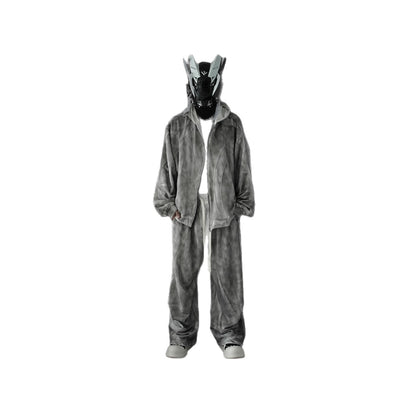 2025New Hooded Sweatshirt Cardigan for Men and Women, High-End Loose Fit Set, Jacket and Casual Pants Two-Piece Set