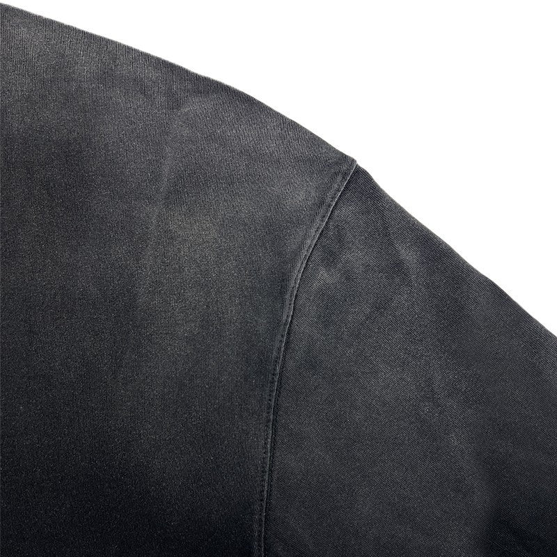 “Trendy Brand Heavy American Street Style Retro Distressed Letter Print Long Sleeve T Shirt Men's Loose Fit oversize