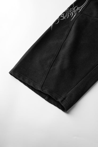 American Retro Hand-painted Gradient Embroidery Sweatpants Unisex Trendy Street Style Loose Straight Casual Pants