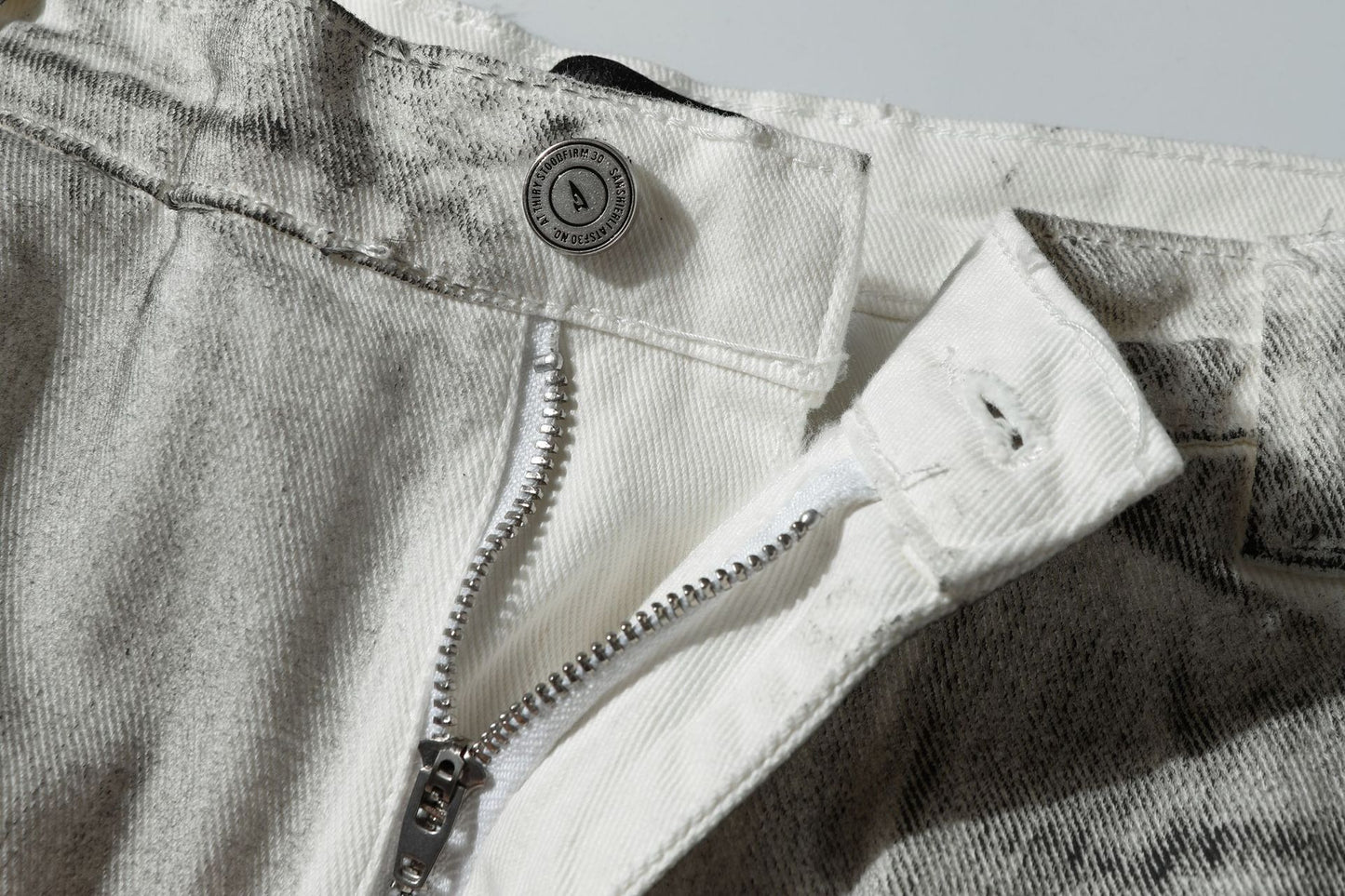 American Style Multi-Pocket Jeans for Men, Niche Retro Blue Wide-Leg Cargo Pants, Couple's European and American Trendy Pants, Cross-Border Trade