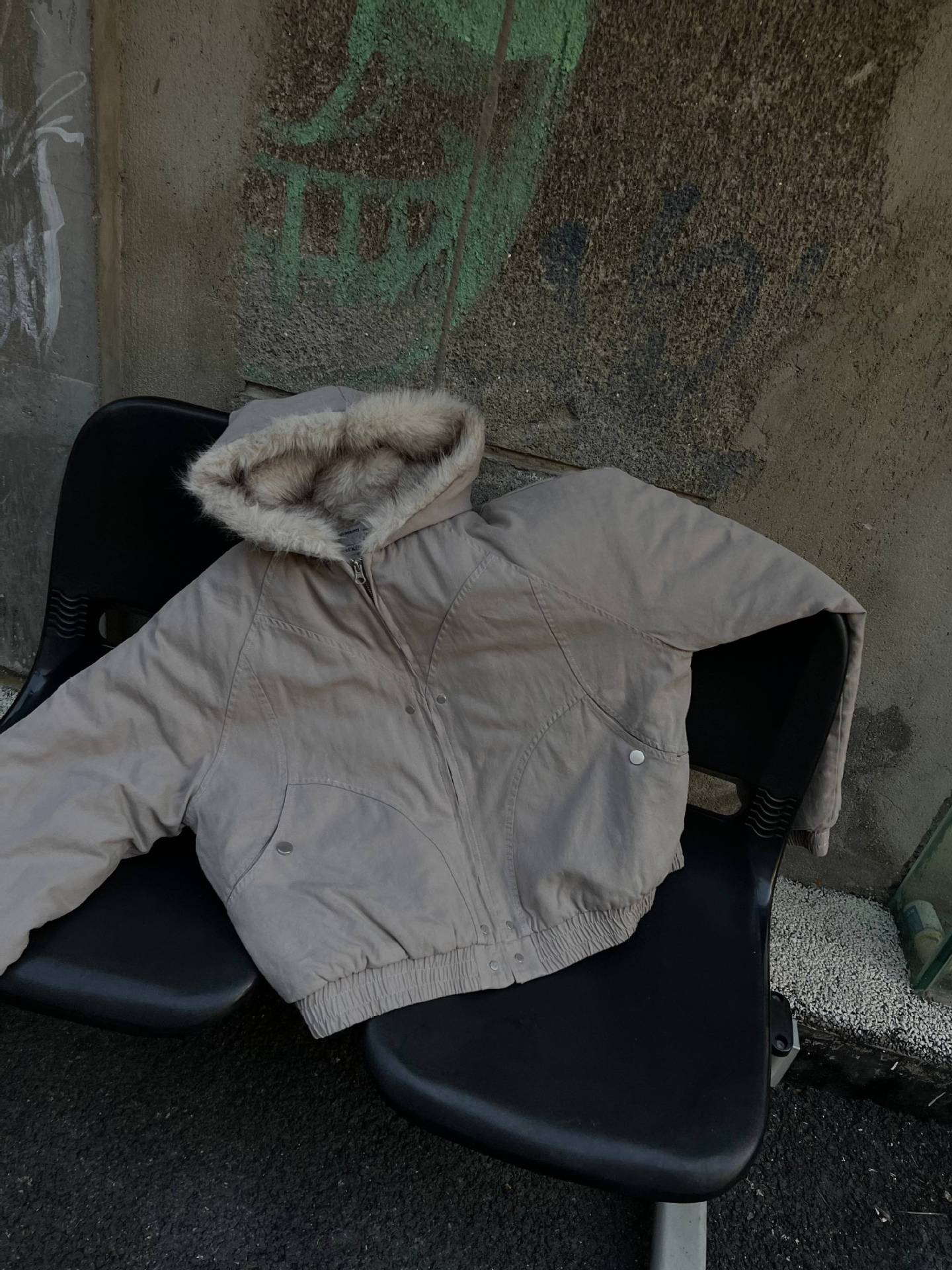 GUOWEAR Pearl Canvas Mountain Eagle Fleece-Lined Jacket American Street Wasteland Style Cotton Coat Men's Fleece-Lined Thickened Jacket