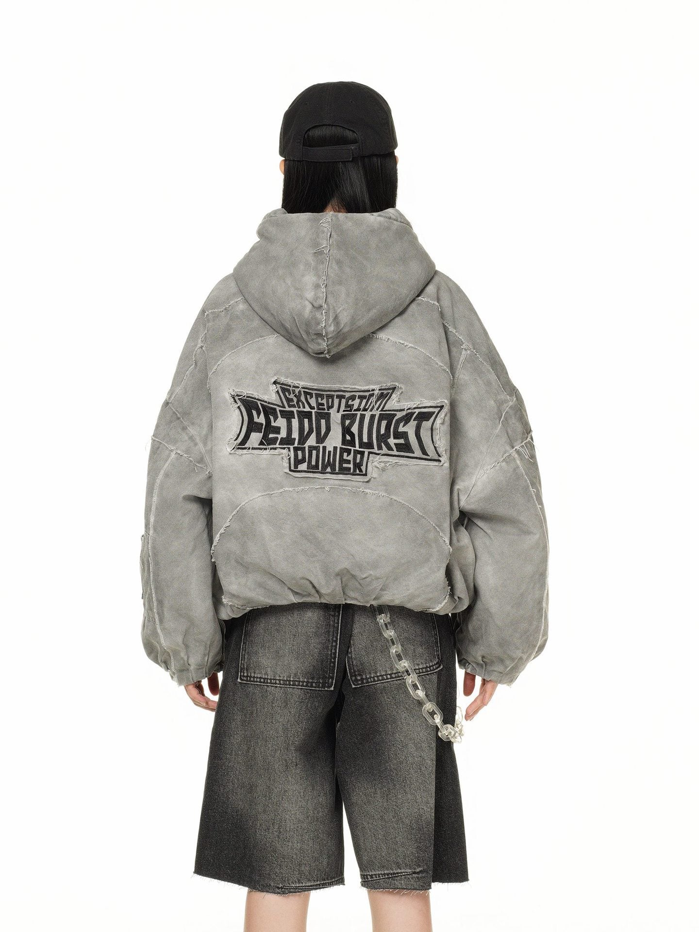 GUO WEAR Wasteland Style National Trend Mottled Vintage Workwear Jacket for Men and Women Winter Cotton Coat Casual Versatile