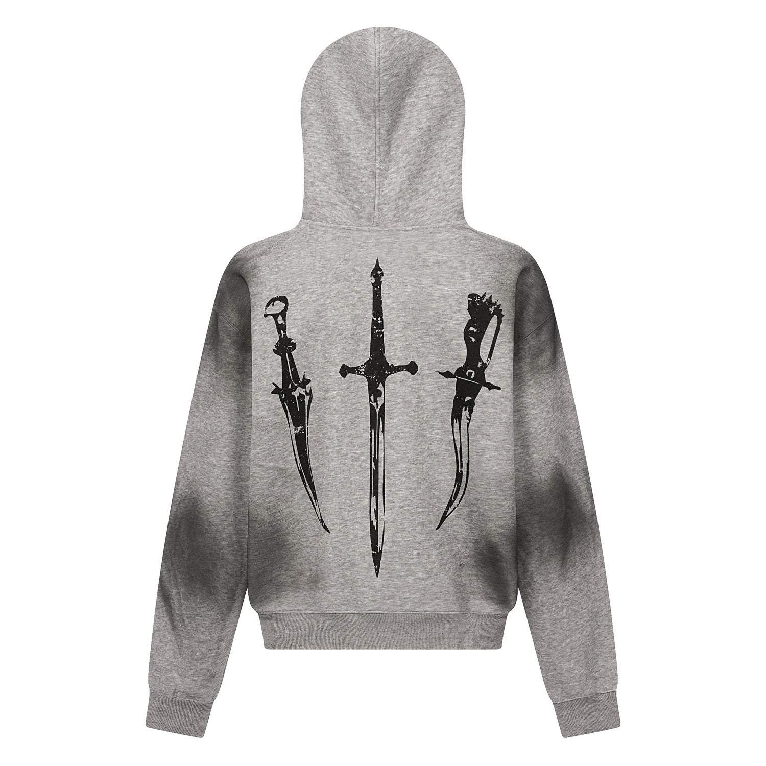 GUO WEAR  American Retro Hip-Hop Street Style Fur Collar Hooded Cardigan Sweatshirt for Men and Women, Autumn and Winter Trendy Brand