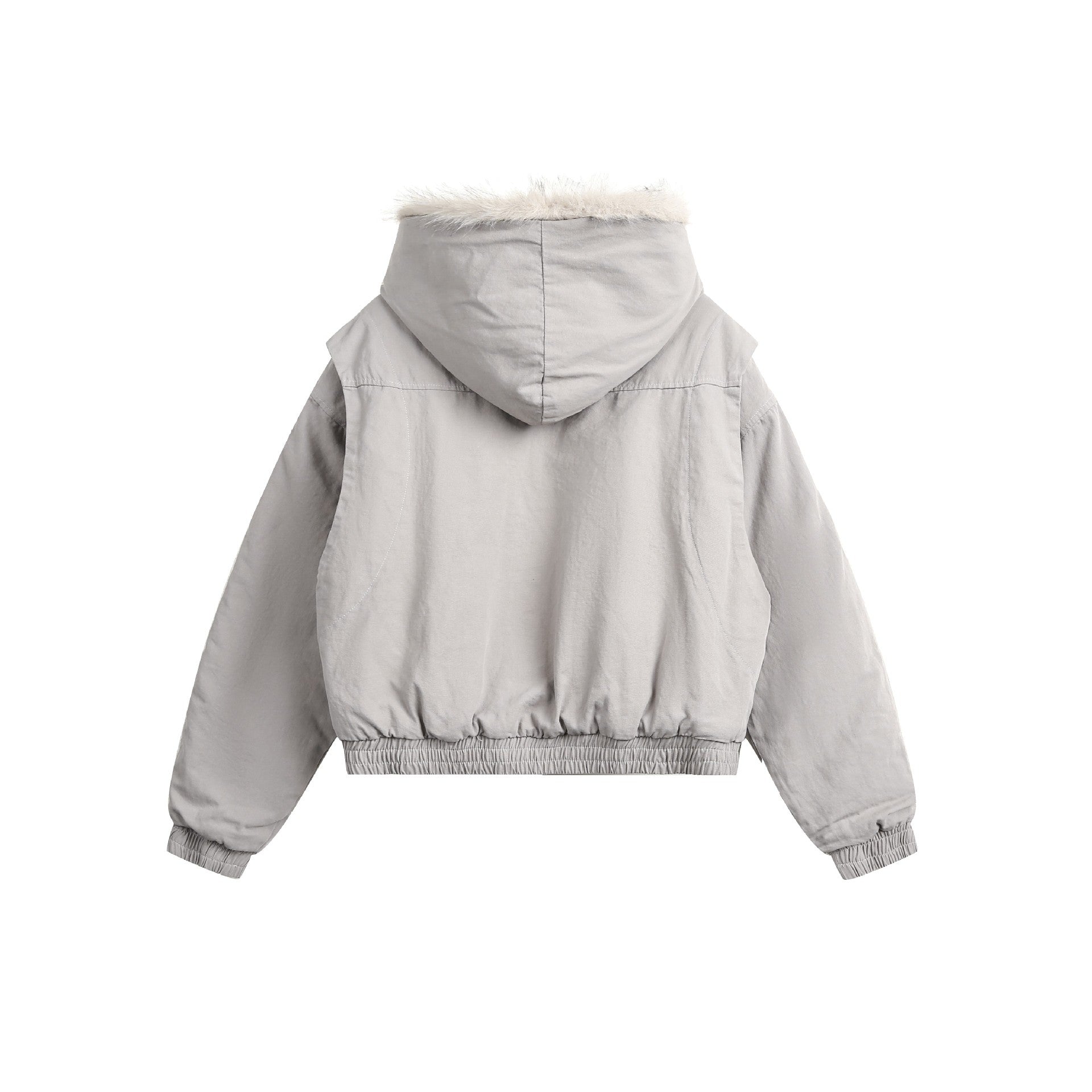 GUOWEAR Pearl Canvas Mountain Eagle Fleece-Lined Jacket American Street Wasteland Style Cotton Coat Men's Fleece-Lined Thickened Jacket