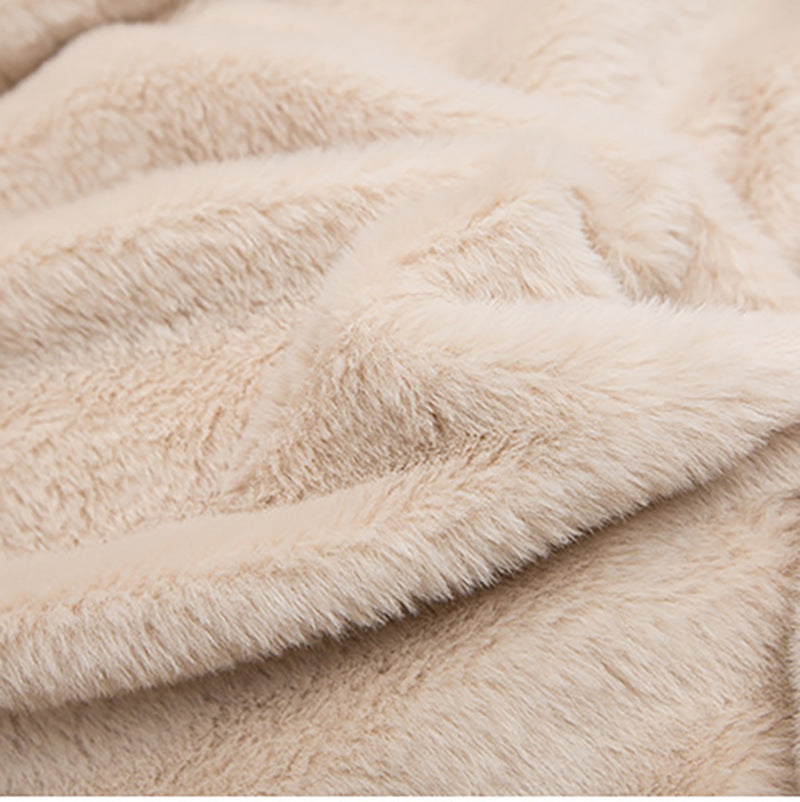 American Retro Autumn Winter Trendy Metal Buckle Design Men's Thickened Warm Hooded Cotton Jacket Long Sleeve