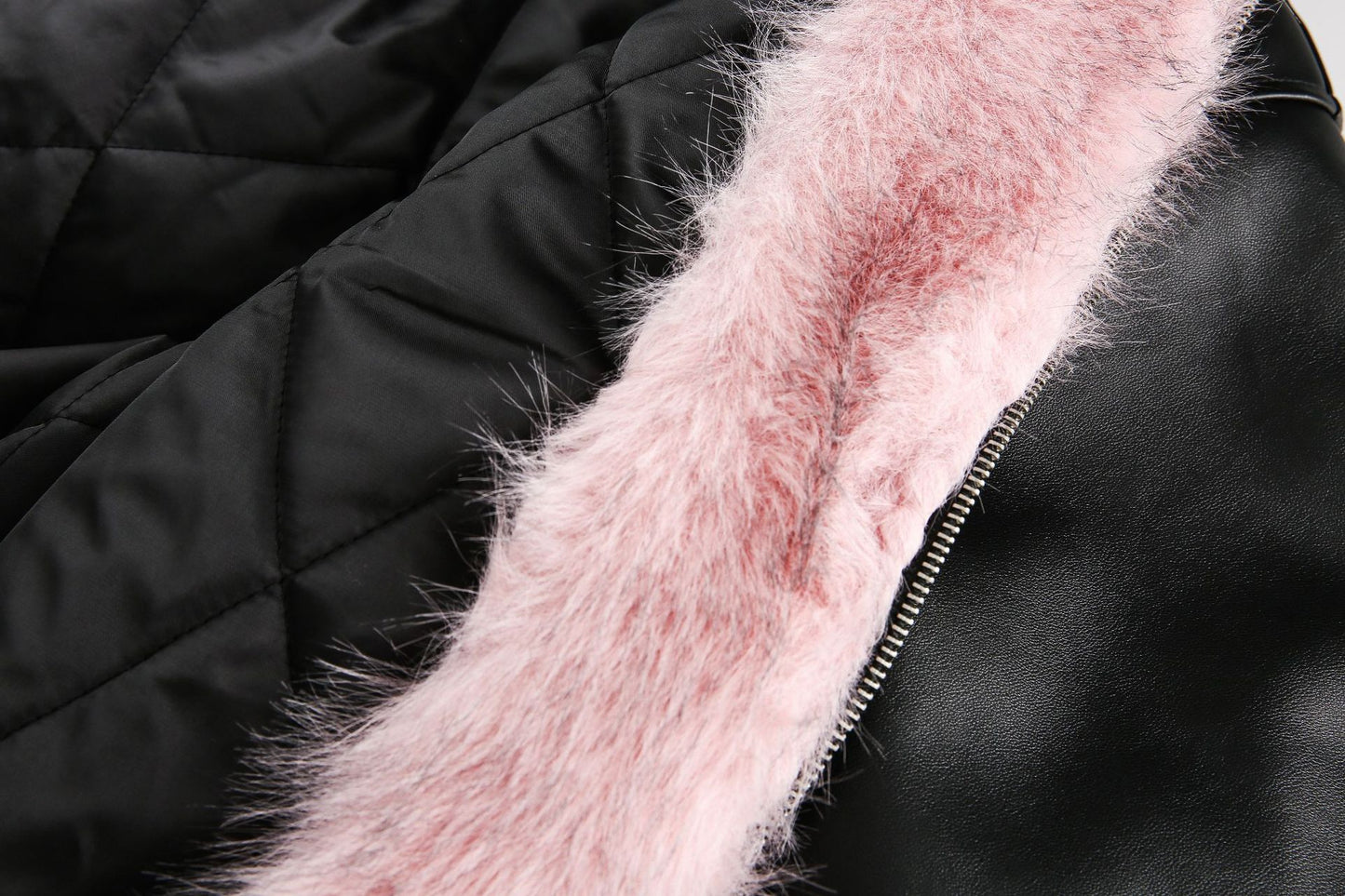 National Trend American Retro PU Padded Cotton Thickened Fur Collar Hooded Cotton Jacket Men's Winter Loose Versatile Cotton Coat