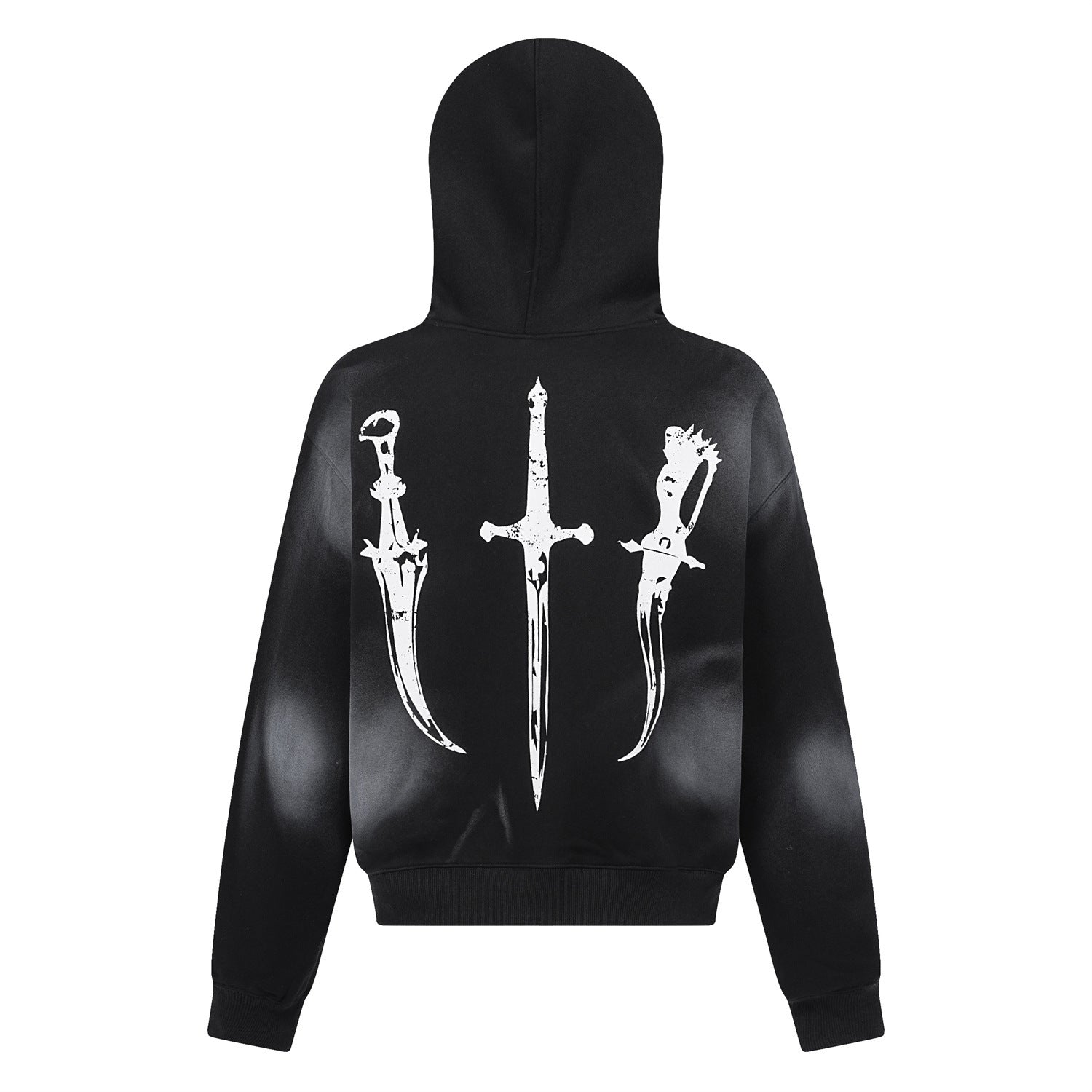 GUO WEAR  American Retro Hip-Hop Street Style Fur Collar Hooded Cardigan Sweatshirt for Men and Women, Autumn and Winter Trendy Brand